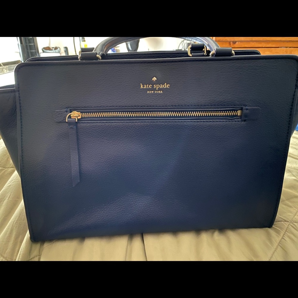 Kate spade handbag navy blue